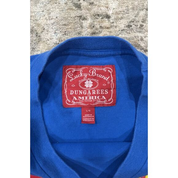 Lucky Brand Bottle Cap Shirt Size L - Picture 2 of 2